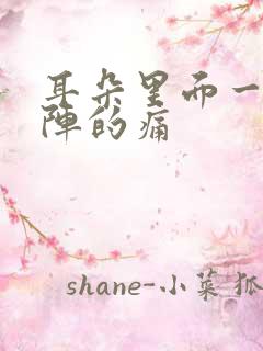耳朵里面一阵一阵的痛