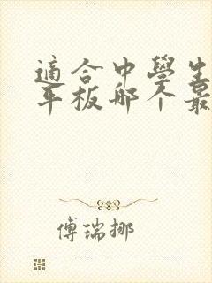适合中学生用的平板哪个最好
