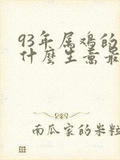 93年属鸡的做什么生意最旺