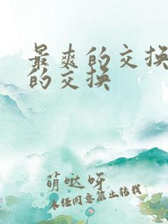 最爽的交换疯狂的交换