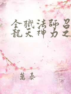 全职法师召唤黑龙天神力之巅