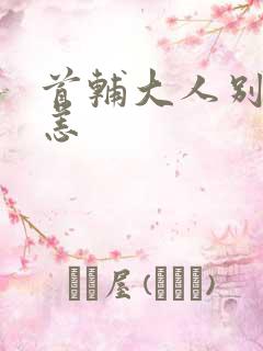 首辅大人别来无恙