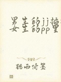 男生的jj插进女生的pp里