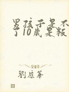 男孩子是不是到了10岁是叛逆期