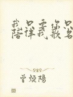 我只要你只要你陪伴我歌名