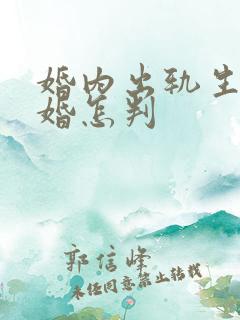 婚内出轨生子离婚怎判