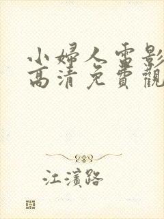 小妇人电影在线高清免费观看完整版