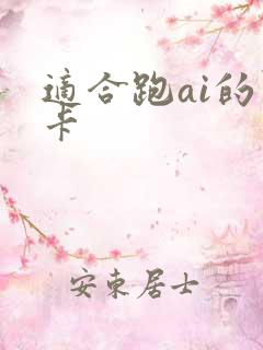 适合跑ai的显卡