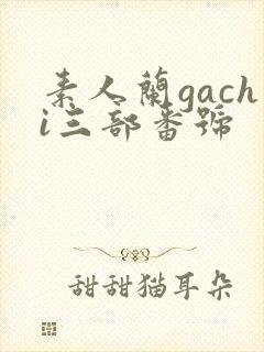 素人兰gachi三部番号