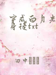 穿成白月光的替身后txt