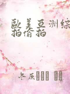 欧美亚洲综合自拍偷拍