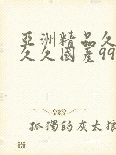 亚洲精品久久久久久国产99