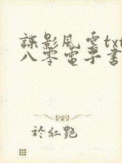 谍影风云txt八零电子书
