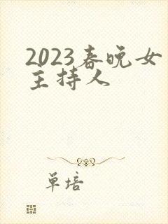 2023春晚女主持人