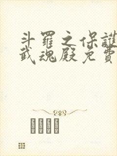 斗罗之保护我方武魂殿免费小说