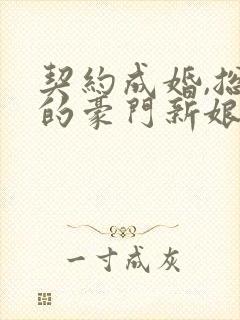 契约成婚,总裁的豪门新娘