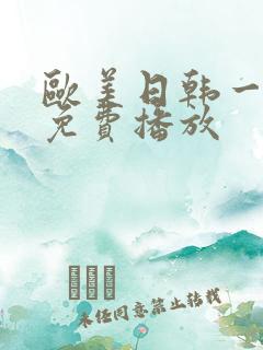 欧美日韩一级片免费播放