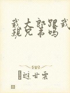 武大郎跟武松是亲兄弟吗