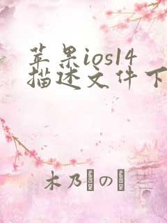苹果ios14描述文件下载安装