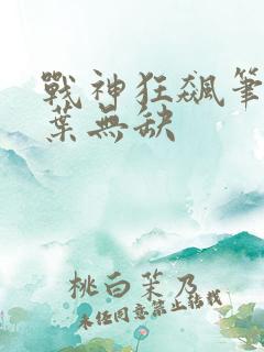 战神狂飙笔趣阁叶无缺