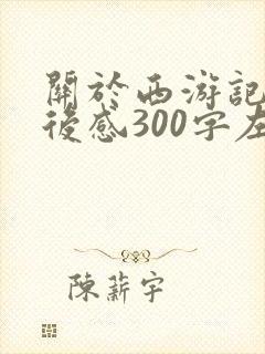 关于西游记的读后感300字左右