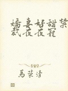 娇妻好甜禁欲总裁夜夜宠