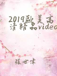 2019欧美高清精品videoshd