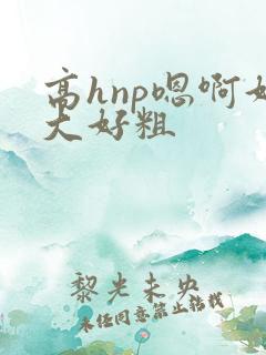 高hnp嗯啊好大好粗