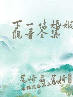 下一站婚姻免费观看全集