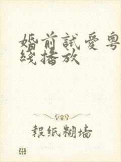 婚前试爱粤语在线播放