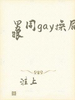 男同gay操屁眼