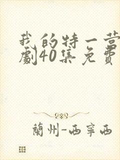 我的特一营电视剧40集免费观看
