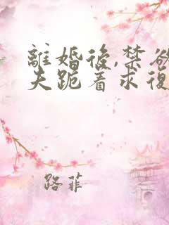 离婚后,禁欲前夫跪着求复合傅淮舟更新时