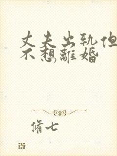 丈夫出轨但是我不想离婚