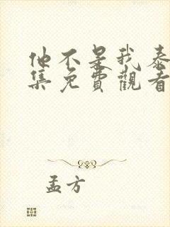 他不是我泰剧全集免费观看天府泰剧