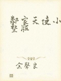 邻家天使小说完整版
