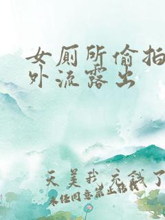 女厕所偷拍视频外流露出