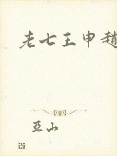 老七王申赵振