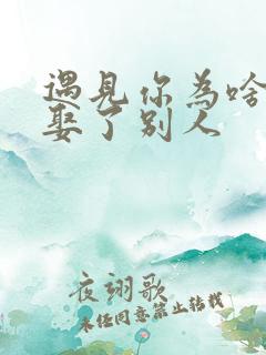 遇见你为啥男主娶了别人
