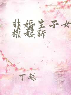 非婚生子女抚养权起诉