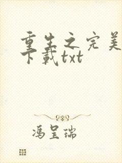 重生之完美未来下载txt
