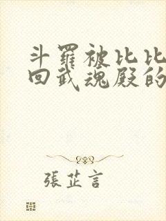 斗罗被比比东捡回武魂殿的小说
