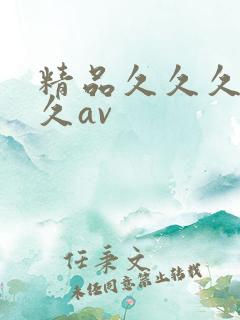 精品久久久久久久av