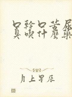 口干口苦尿黄尿臭吃什么药