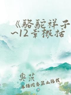 《骆驼祥子》1~12章概括