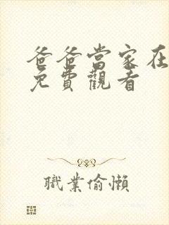 爸爸当家在线看免费观看