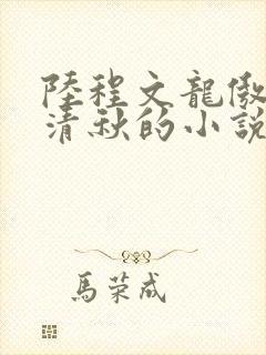 陆程文龙傲天冷清秋的小说叫什么
