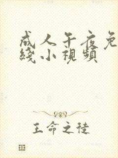成人午夜免费在线小视频