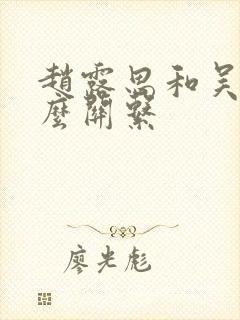赵露思和吴磊什么关系
