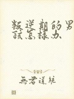叛逆期的男孩子该怎样办